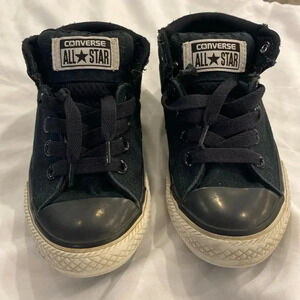 💚 Converse | Black Converse kids sneakers - kids size 12